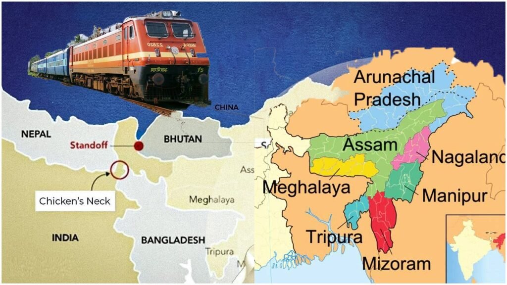 বাংলাদেশের ভূখণ্ড দিয়ে সেভেন সিস্টার্সে যাওয়ার রেলপথ প্রকল্প স্থগিত করল ভারত